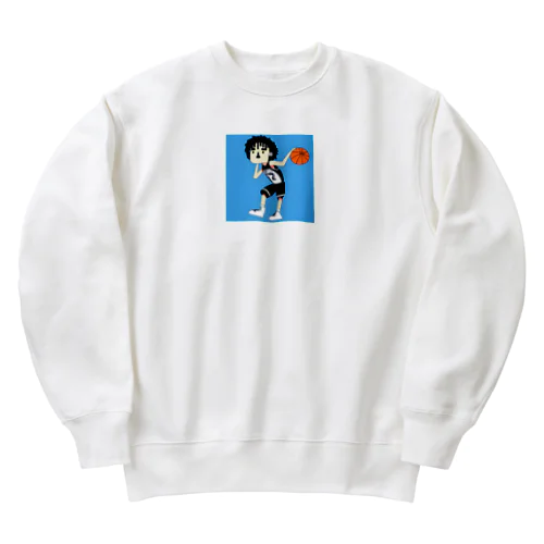 バスケットくん Heavyweight Crew Neck Sweatshirt