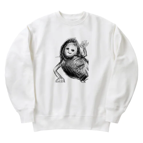 幻 くん Heavyweight Crew Neck Sweatshirt