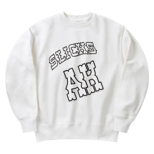 ポーカープレーヤー御用達SLICKS AK！ Heavyweight Crew Neck Sweatshirt