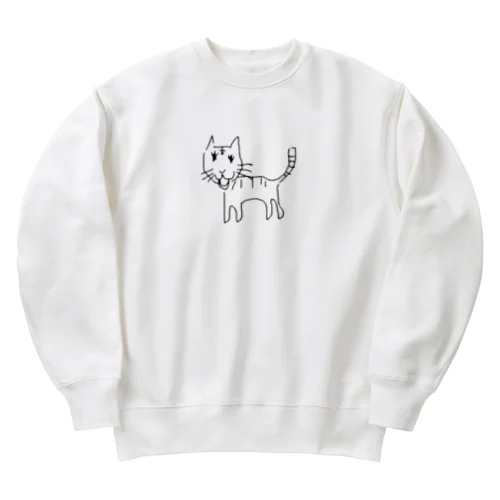 I Love Cats Heavyweight Crew Neck Sweatshirt