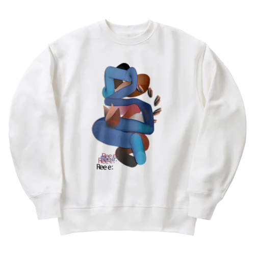 テックブルー　地球Re：海 Heavyweight Crew Neck Sweatshirt