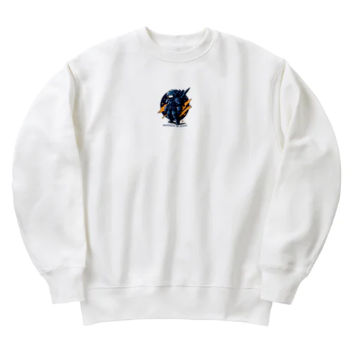 SAMURAI IN SPACE Heavyweight Crew Neck Sweatshirt