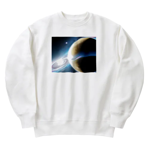 宇宙へGo!新人類誕生！ Heavyweight Crew Neck Sweatshirt