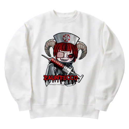 ハロウィン💉お注射しちゃうゾ🩸ゾウンテッ子 Heavyweight Crew Neck Sweatshirt