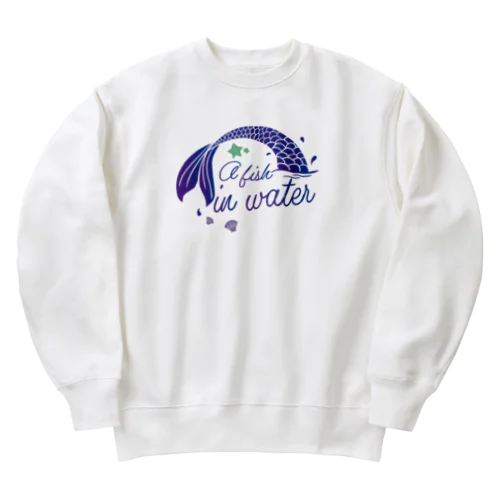 人魚のマーク Heavyweight Crew Neck Sweatshirt