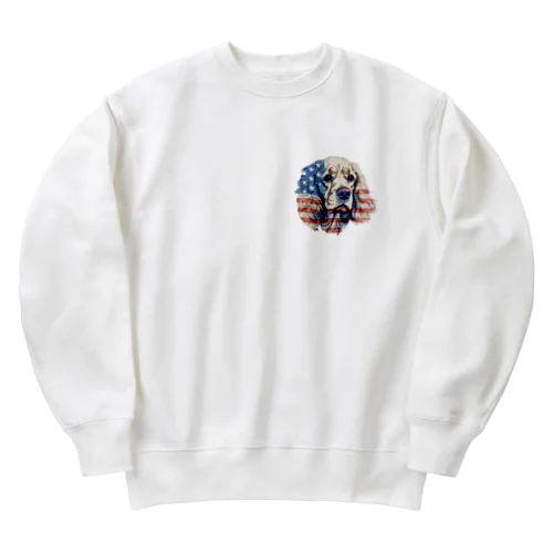 アメリカンコッカーアメリカ Heavyweight Crew Neck Sweatshirt