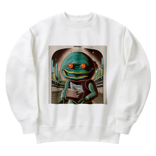 宇宙人シリーズ Heavyweight Crew Neck Sweatshirt