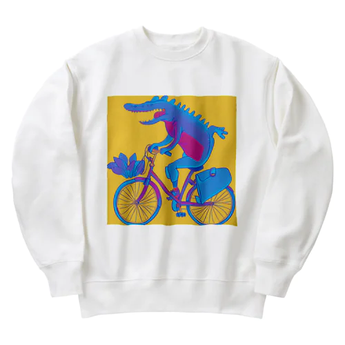 お買い物ワニ君 Heavyweight Crew Neck Sweatshirt