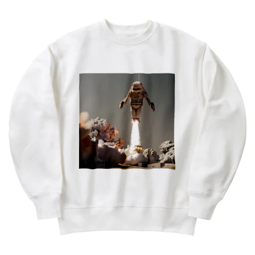 宇宙人シリーズ Heavyweight Crew Neck Sweatshirt