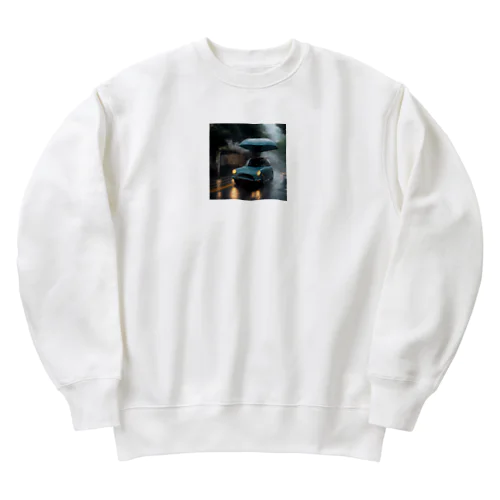 雨車 Heavyweight Crew Neck Sweatshirt