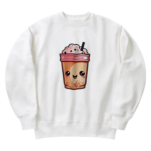 タピオカミルクティー Heavyweight Crew Neck Sweatshirt