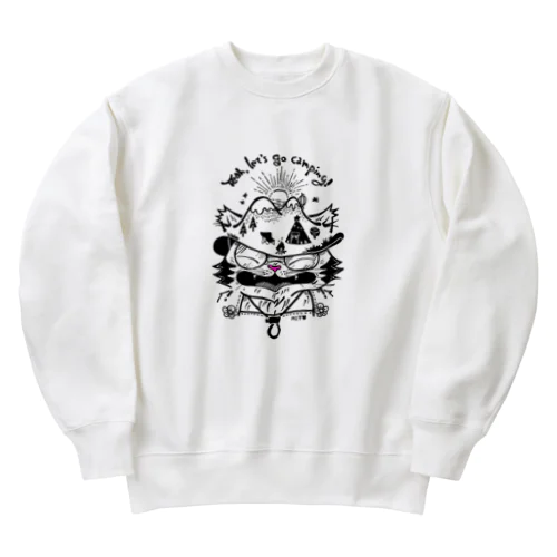 momotora camping! Heavyweight Crew Neck Sweatshirt