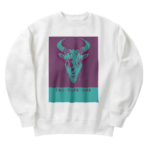 TWO-TONE-ONE Heavyweight Crew Neck Sweatshirt