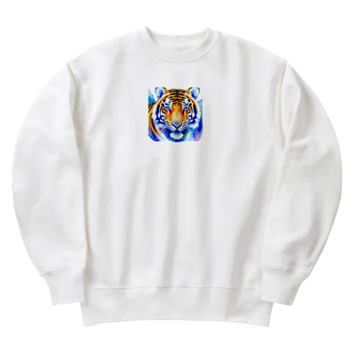 ワイルドな虎🐯 Heavyweight Crew Neck Sweatshirt