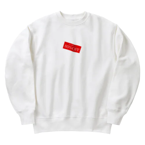 80％OFF Heavyweight Crew Neck Sweatshirt