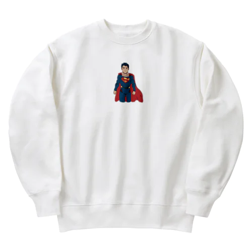 すーぱー？ヒーロー Heavyweight Crew Neck Sweatshirt