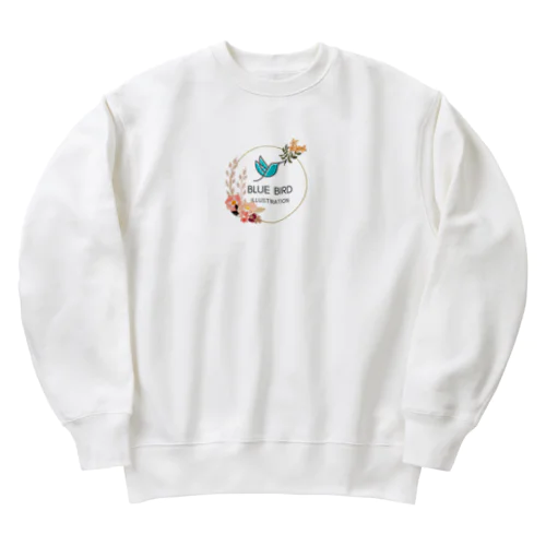 しあわせの青い鳥 Heavyweight Crew Neck Sweatshirt