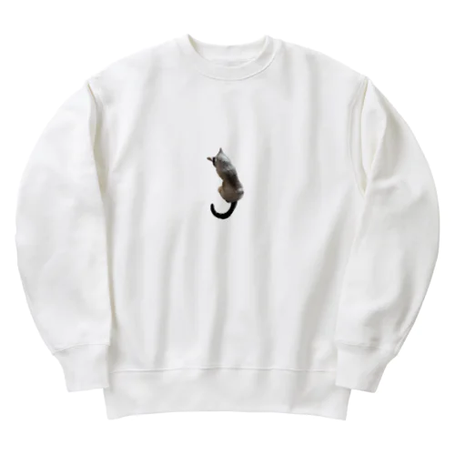 後ろ姿もかわいいブランくん Heavyweight Crew Neck Sweatshirt