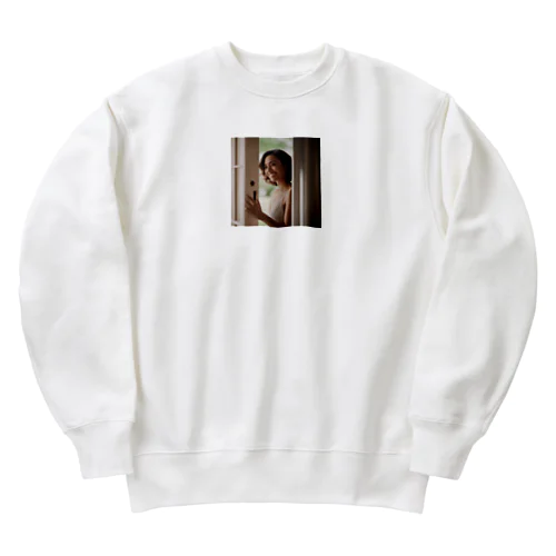 笑顔がすてき Heavyweight Crew Neck Sweatshirt