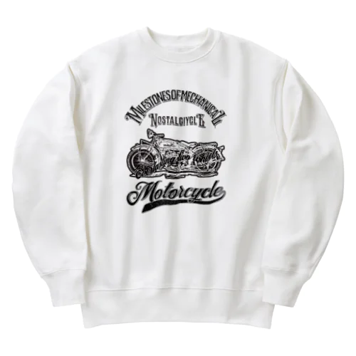 ノスタルジックル、メカニカルtシャツのマイルストーン Heavyweight Crew Neck Sweatshirt