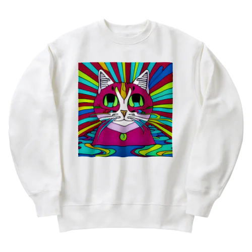 Japan Cat #5 Heavyweight Crew Neck Sweatshirt