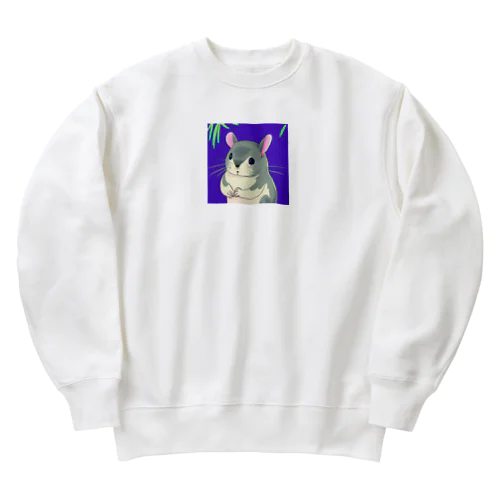 アニメ化チンチラ Heavyweight Crew Neck Sweatshirt