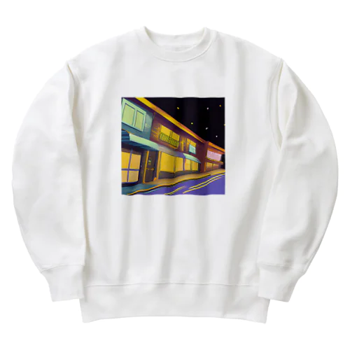 風情溢れる街並み Heavyweight Crew Neck Sweatshirt