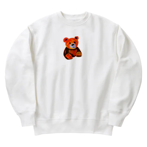 はらぺこクマさん Heavyweight Crew Neck Sweatshirt