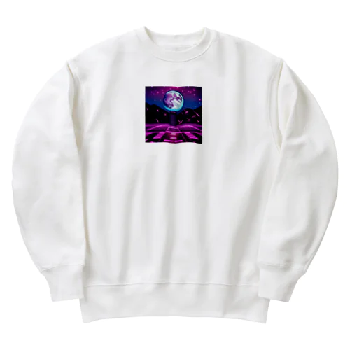 【デジタルムーン】 Heavyweight Crew Neck Sweatshirt