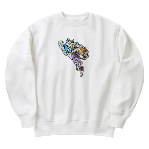 返して返して返してよー Heavyweight Crew Neck Sweatshirt