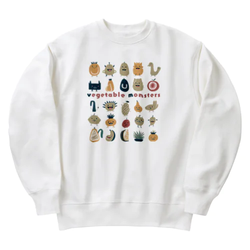 野菜の怪物たち Heavyweight Crew Neck Sweatshirt