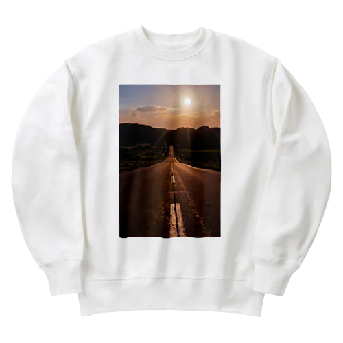 夕陽の向こうは Heavyweight Crew Neck Sweatshirt