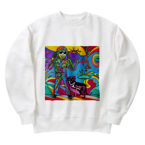 rider&dog Heavyweight Crew Neck Sweatshirt