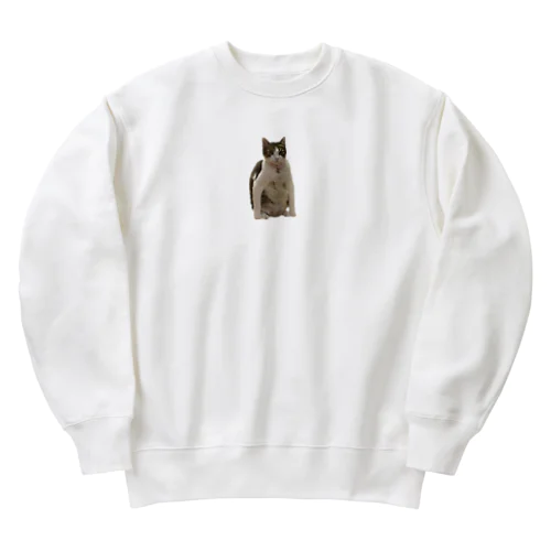 ニャンピョウ的なキューチ Heavyweight Crew Neck Sweatshirt