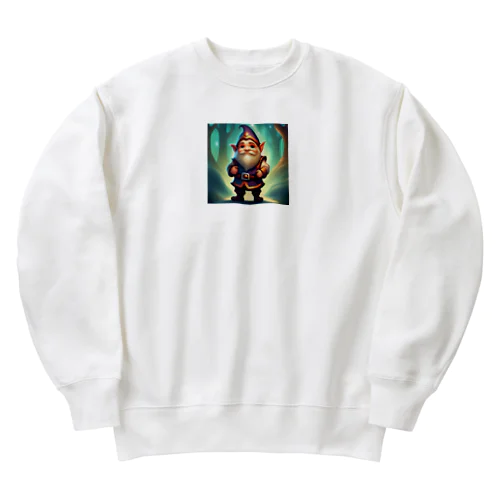 可愛い小人 イラスト Heavyweight Crew Neck Sweatshirt