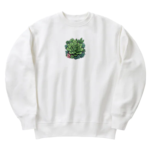 プランツパラダイス多肉 Heavyweight Crew Neck Sweatshirt