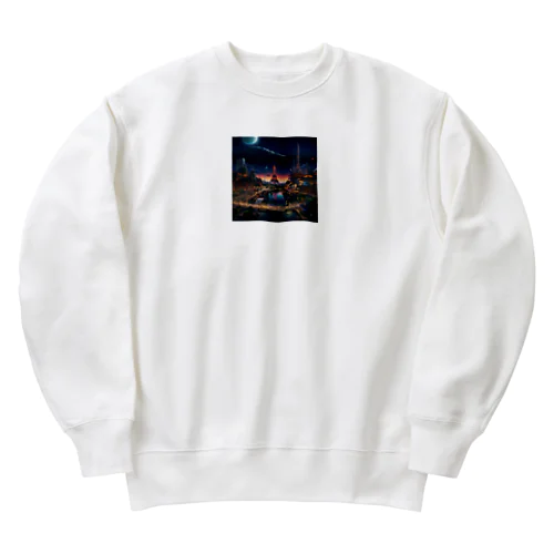 未来のエッフェル塔 Heavyweight Crew Neck Sweatshirt