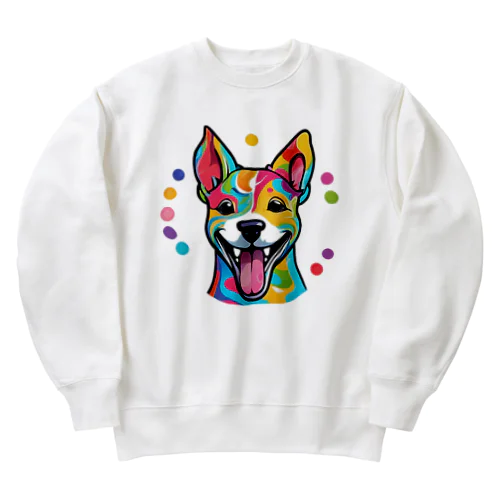 癒しの犬グッズ Heavyweight Crew Neck Sweatshirt