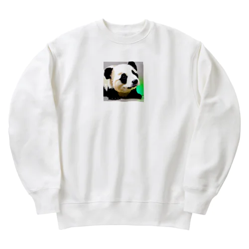 うるうるパンダ Heavyweight Crew Neck Sweatshirt