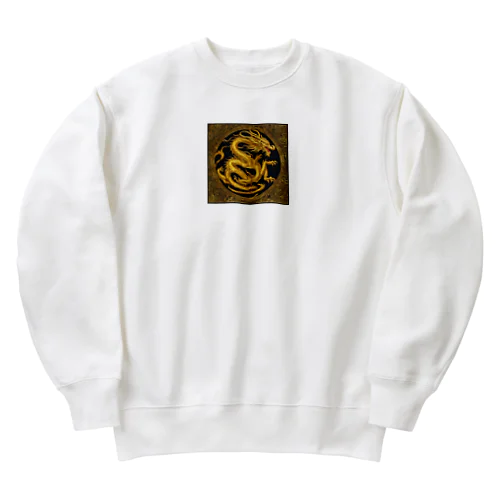 黄金の龍神様 Heavyweight Crew Neck Sweatshirt