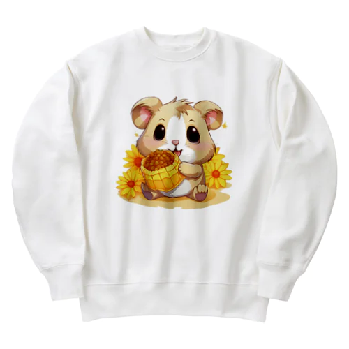 はむちゃん Heavyweight Crew Neck Sweatshirt