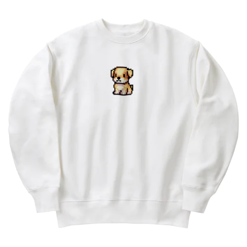 ドット絵の子犬 Heavyweight Crew Neck Sweatshirt