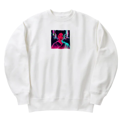 JAPANESE　WOMAN Heavyweight Crew Neck Sweatshirt