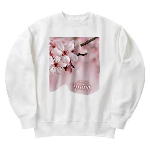 春を感じるアイテム Heavyweight Crew Neck Sweatshirt