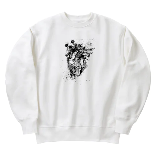 ハート Heavyweight Crew Neck Sweatshirt