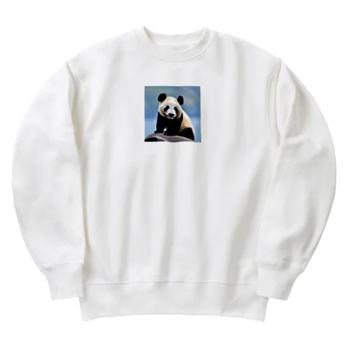 みんな大好きパンダグッズ Heavyweight Crew Neck Sweatshirt