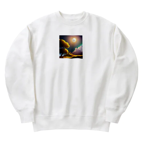 輝く太陽 Heavyweight Crew Neck Sweatshirt