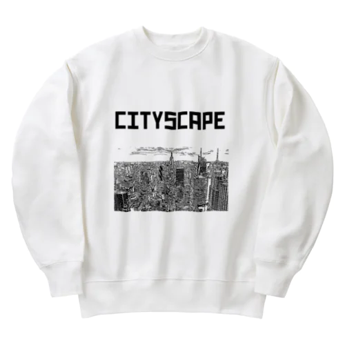 CITYSCAPE Heavyweight Crew Neck Sweatshirt