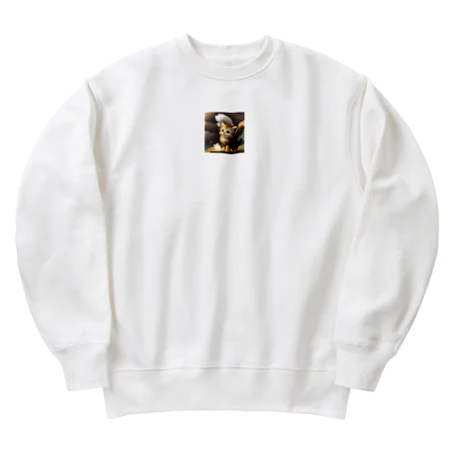 にゃんこ天使 Heavyweight Crew Neck Sweatshirt