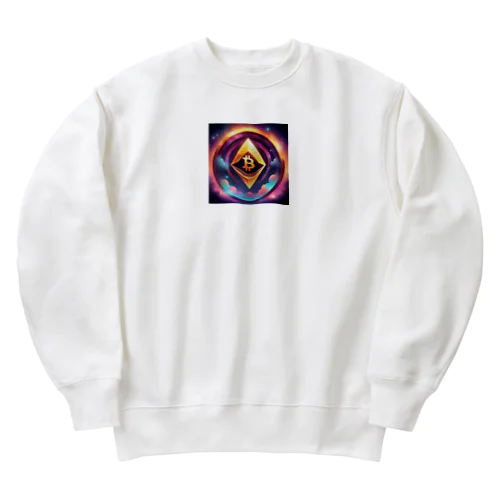 クリプトアートです。 Heavyweight Crew Neck Sweatshirt